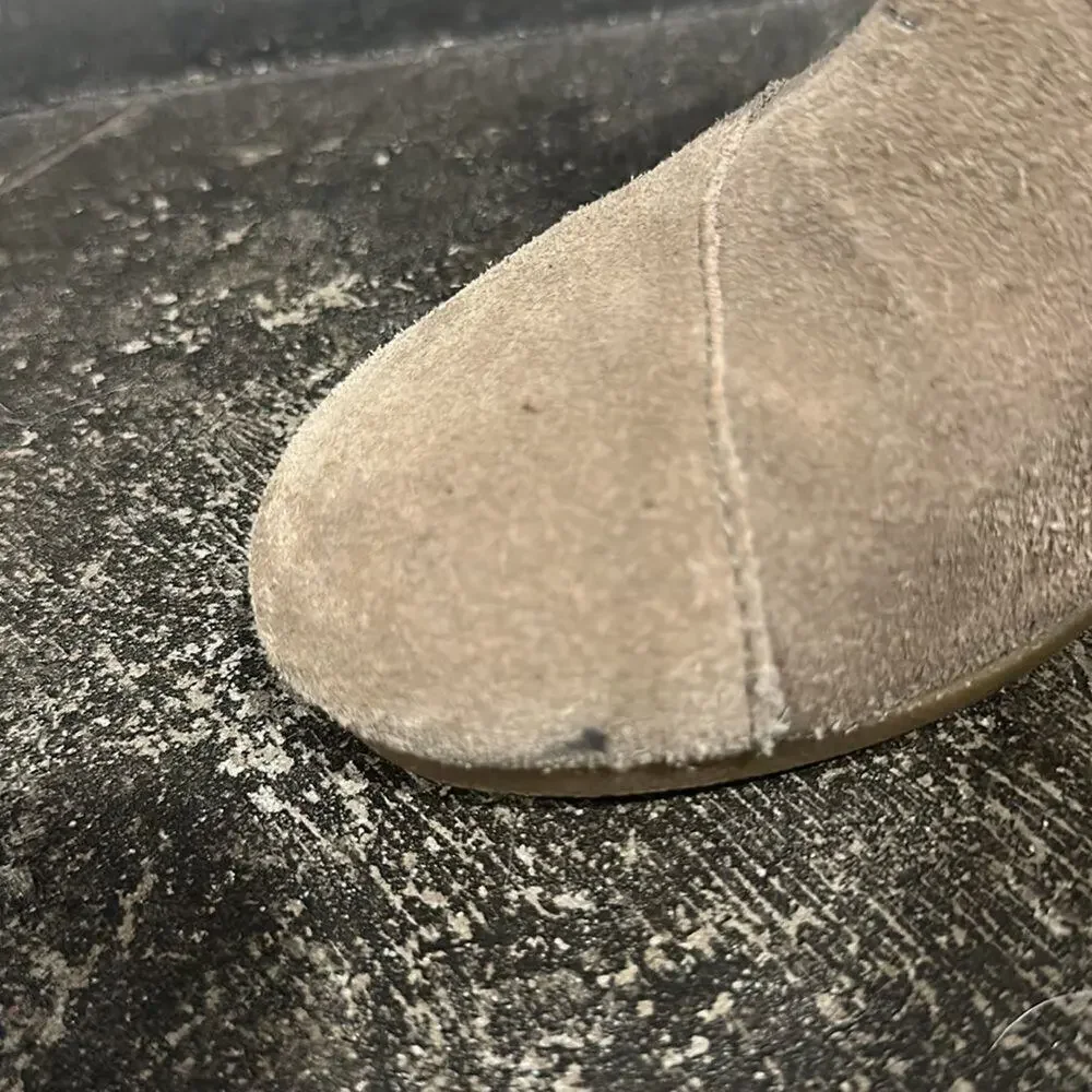 Toms Desert Wedge Suede Booties 7